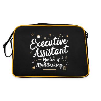 Assistante du Directeur Général Inspirational Zita - Sac Retro - noir/or - Dos