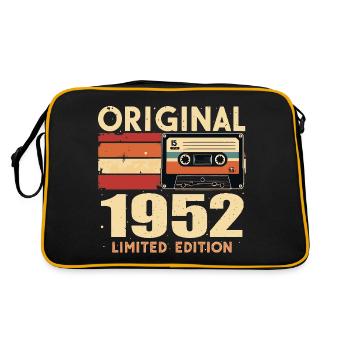 Geburtstag 1952 - Legendär Seit 1952 Geschenk 1952 - Retro Tasche - Schwarz/Gold - Hinten