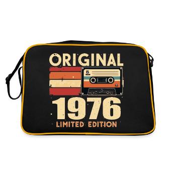 Anniversaire 1976 - Légendaire depuis 1976 Cadeau 1976 - Sac Retro - noir/or - Dos