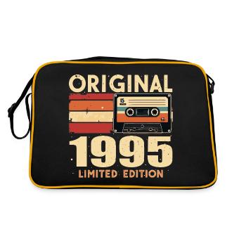 Birthday 1995 - Legendary since 1995 Gift 1995 - Retro Bag - black/gold - Back