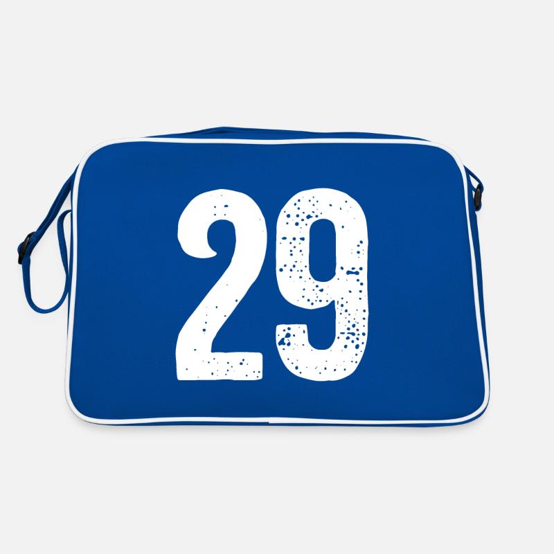 29 Numéros Blanc Sac Retro