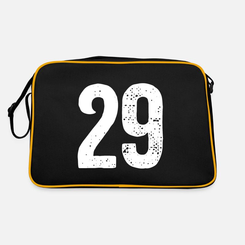29 Numéros Blanc Sac Retro