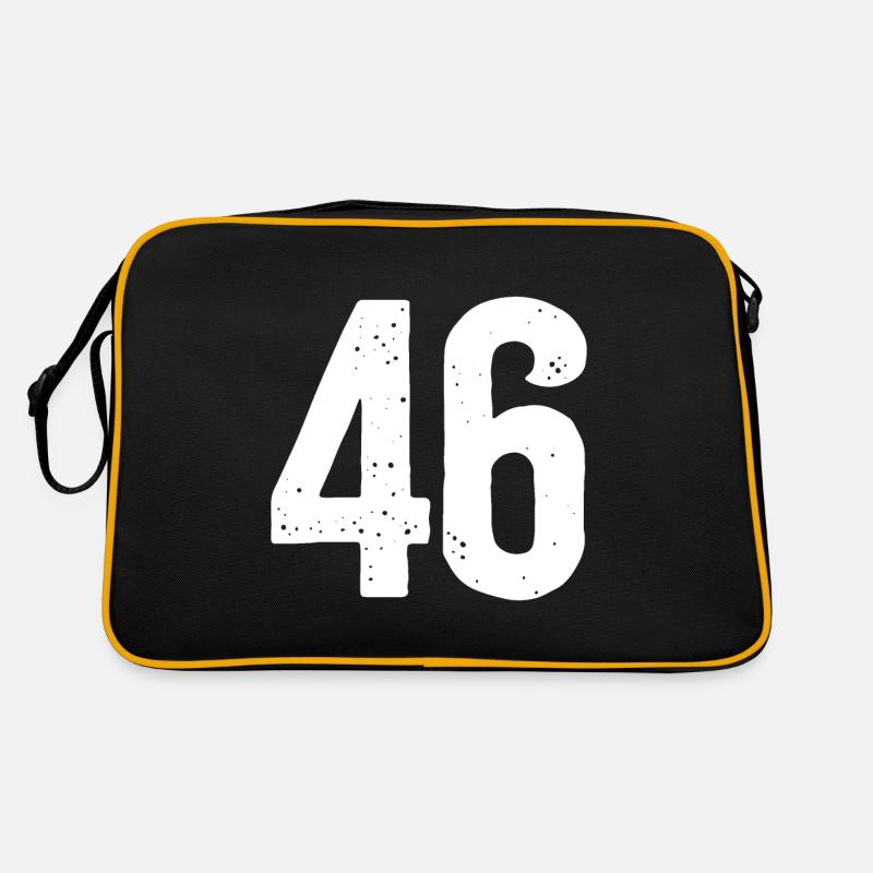 46 Numéros Blanc Sac Retro