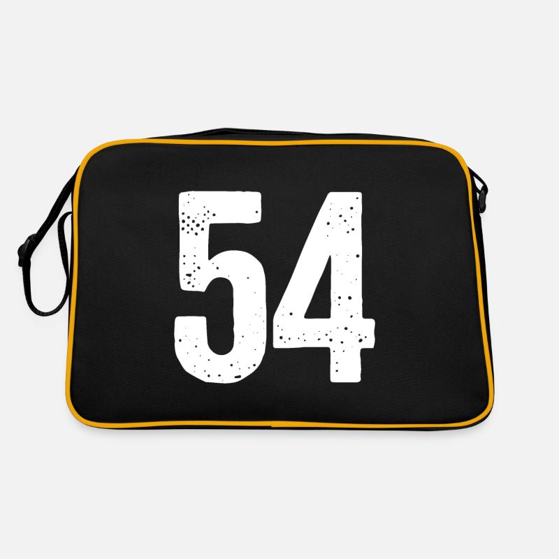 54 Numéros Blanc Sac Retro