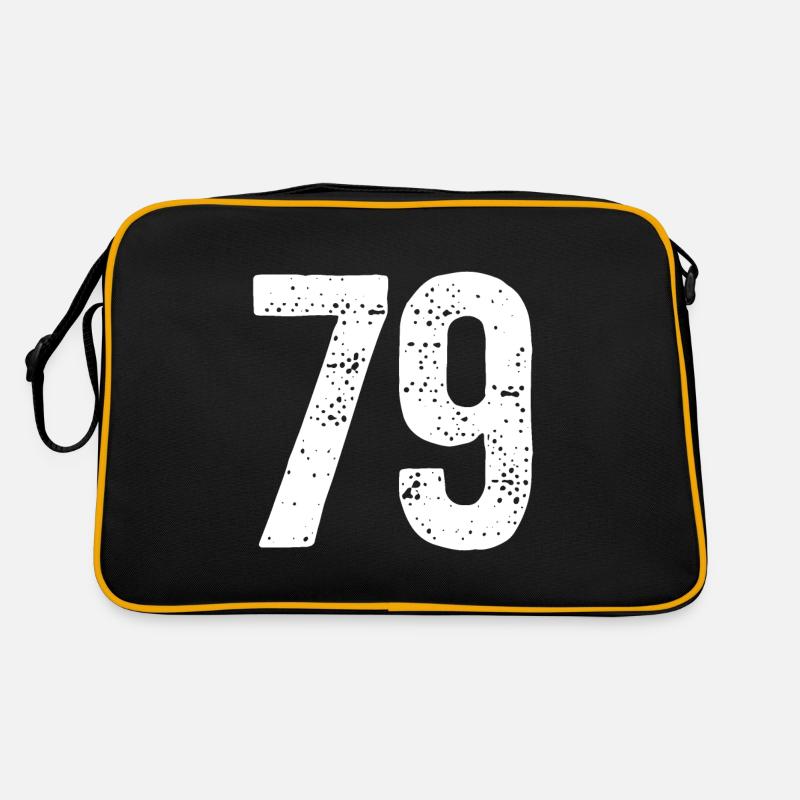 79 Numéros Blanc Sac Retro