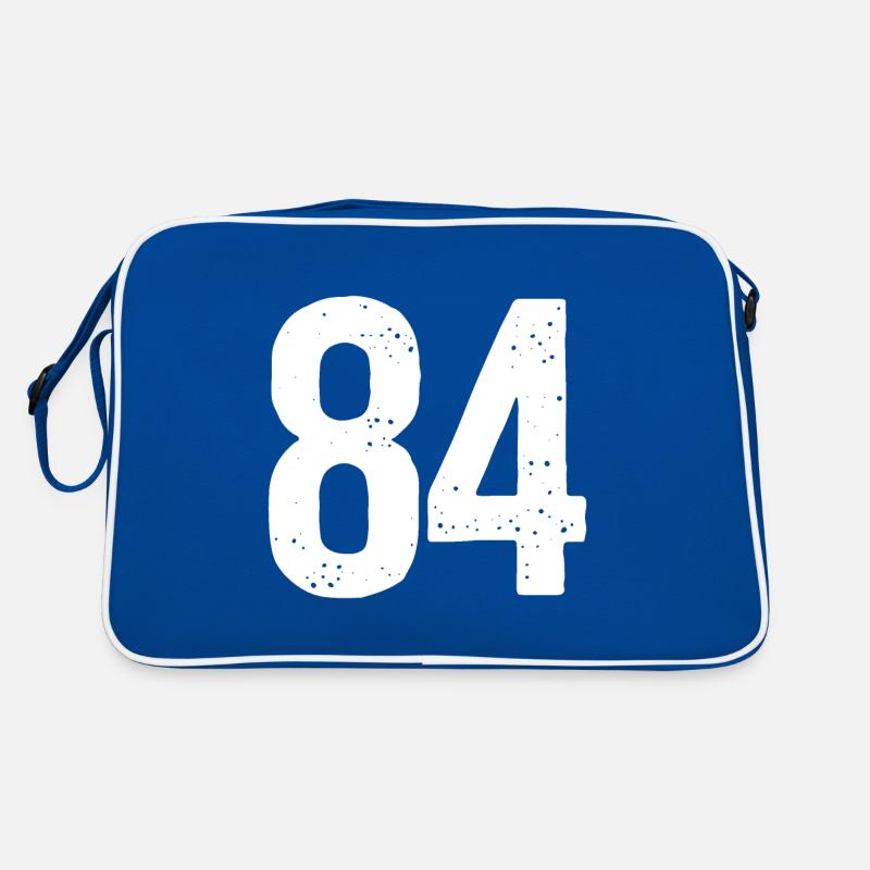 84 Numéros Blanc Sac Retro