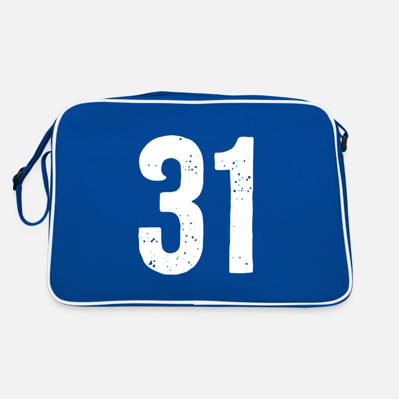 31 Numéros Blanc Sac Retro
