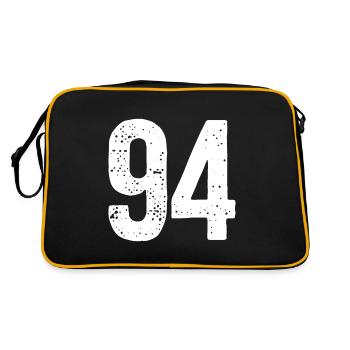 94 Numbers White - Retro Bag - black/gold - Back