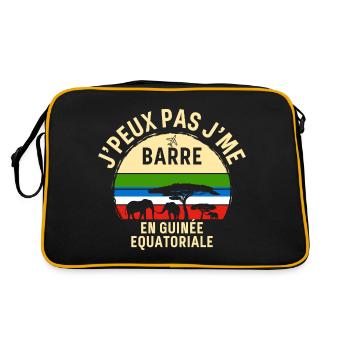 J peux pas j me barre En Guinée équatoriale - Sac Retro - noir/or - Dos
