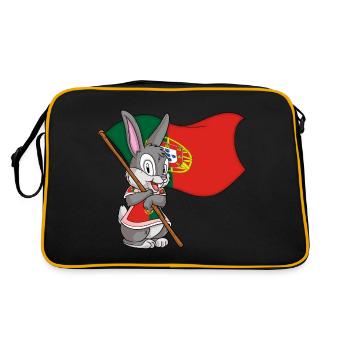 Lapin portugais - Sac Retro - noir/or - Dos