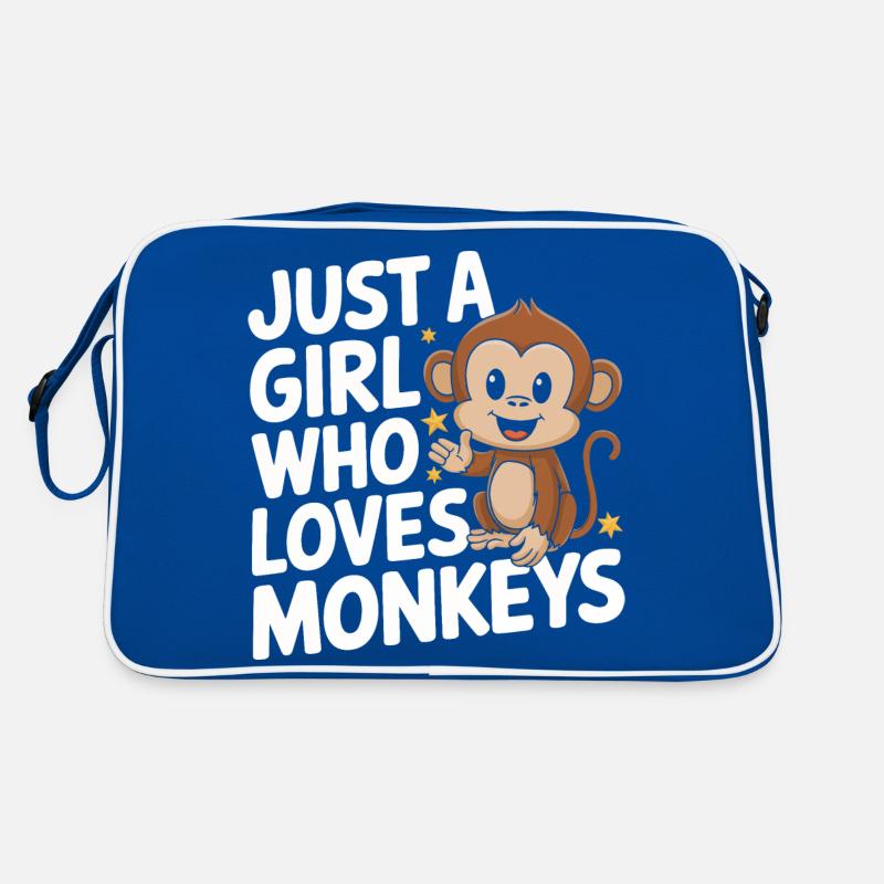 Singe Singe Animal Gorille Chimpanzé Sac Retro