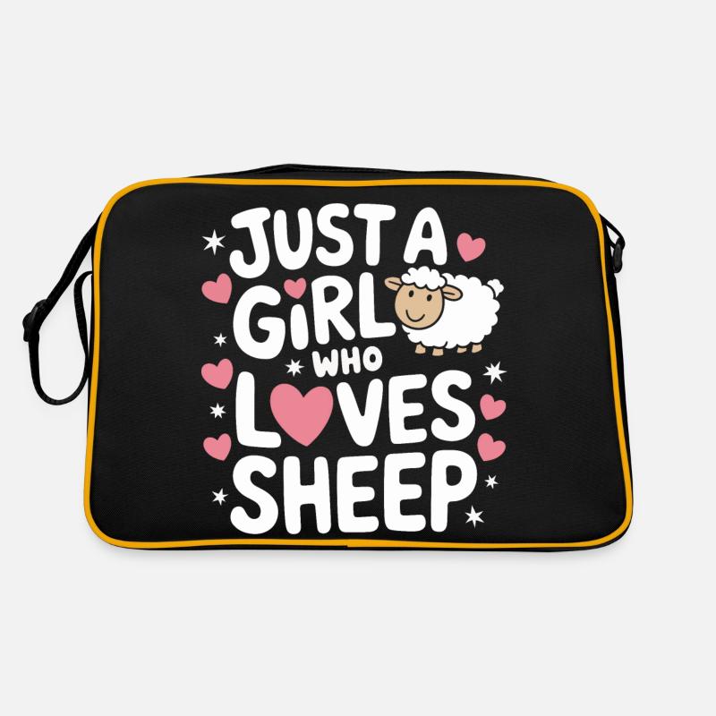 Sheep Sheep Farmer Lamb Farmer Retro Bag