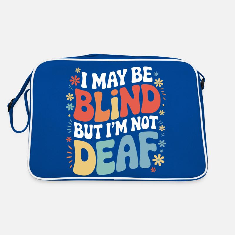 Blinde Blindheit Sehbehinderte Menschen Retro Tasche