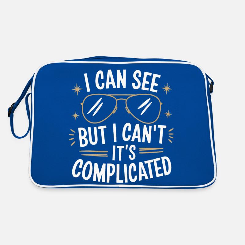 Blinde Blindheit Sehbehinderte Menschen Retro Tasche