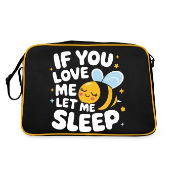 abeille abeille apicultrice abeille abeille - Sac Retro - noir/or - Dos
