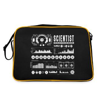 Scientist Of Electronic Sound - Retro Tasche - Schwarz/Gold - Hinten