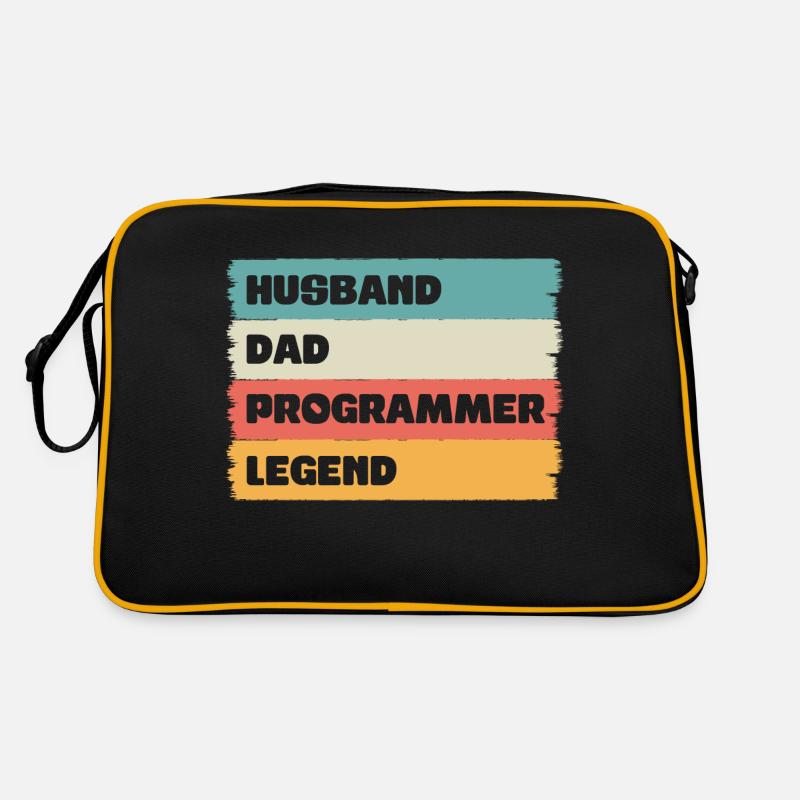 Mari Papa programmeur Légende Sac Retro