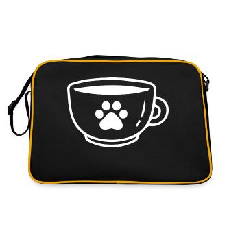 Chien Hund - Sac Retro - noir/or - Dos