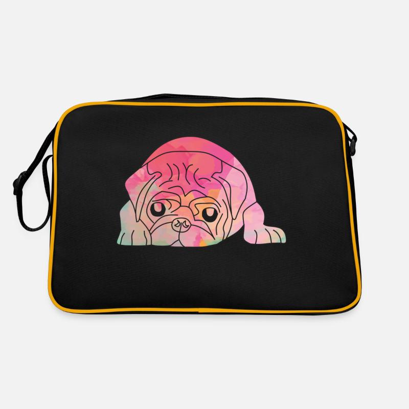 Pug Face - Le compagnon mignon Sac Retro
