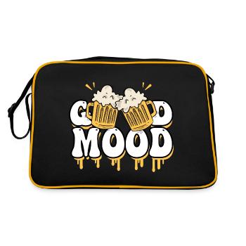 Bière good mood bière brasseur - Sac Retro - noir/or - Dos