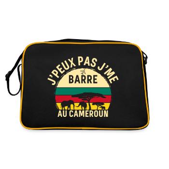 J peux pas j me barre Au Cameroun - Sac Retro - noir/or - Dos