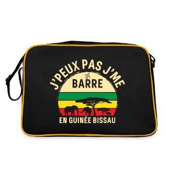 J peux pas j me barre En Guinée Bissau - Sac Retro - noir/or - Dos