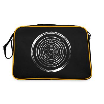 Cercles runiques Archéologie - Sac Retro - noir/or - Dos