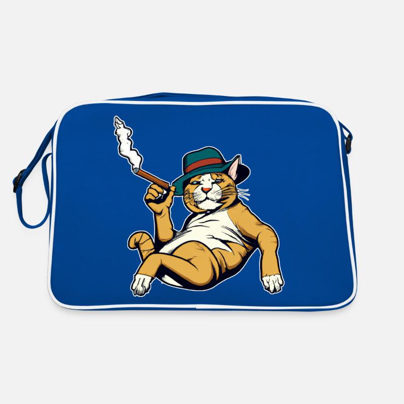 Katzen Katze Katzenshirt Katze Geschenkidee kitten Retro Tasche
