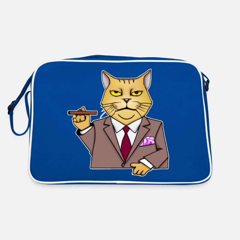 Katzen Katze Katzenshirt Katze Geschenkidee kitten Retro Tasche
