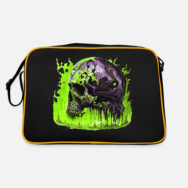 Crâne effrayant Helloween Sac Retro