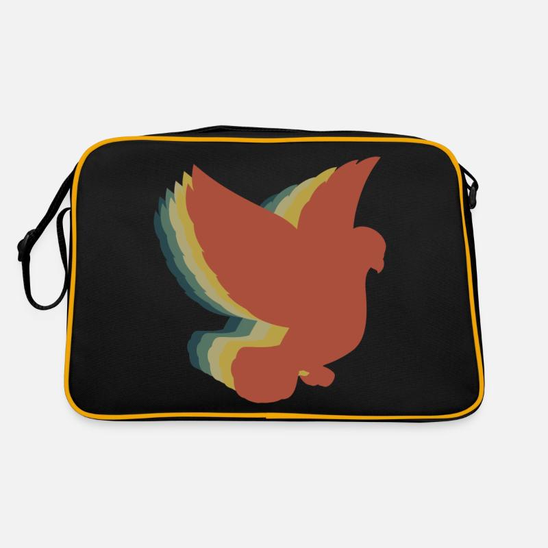 Pigeon Shapes Design for Pigeon Lovers Retro Bag
