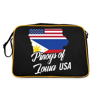 Les Philippins de l’Iowa conçoivent pour Proud Fil-Ams - Sac Retro - noir/or - Dos