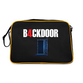Backdoor - Retro Bag - black/gold - Back