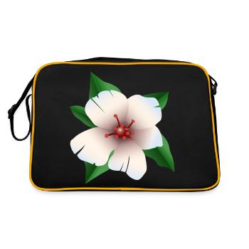 Hibiscus - Fleur d’hibiscus - Sac Retro - noir/or - Dos