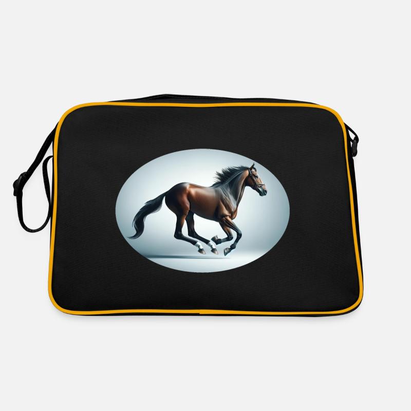 Grâce équine majestueuse Sac Retro