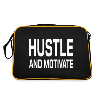 Bousculer et motiver - Sac Retro - noir/or - Dos