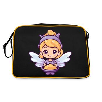 Baking Fairy Baking Cooking - Retro Bag - black/gold - Back