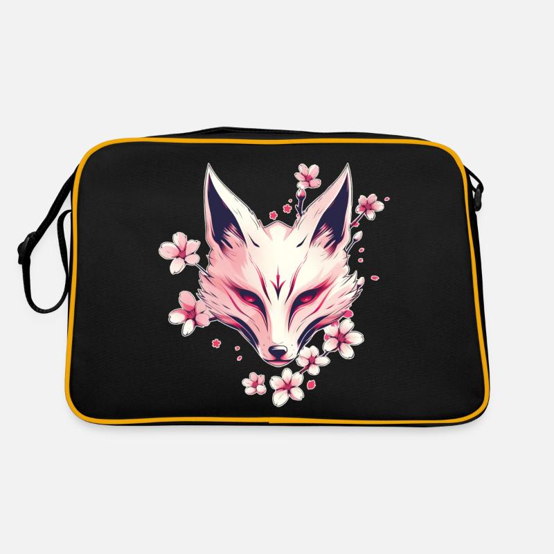 Fox Japanese Mask Retro Bag