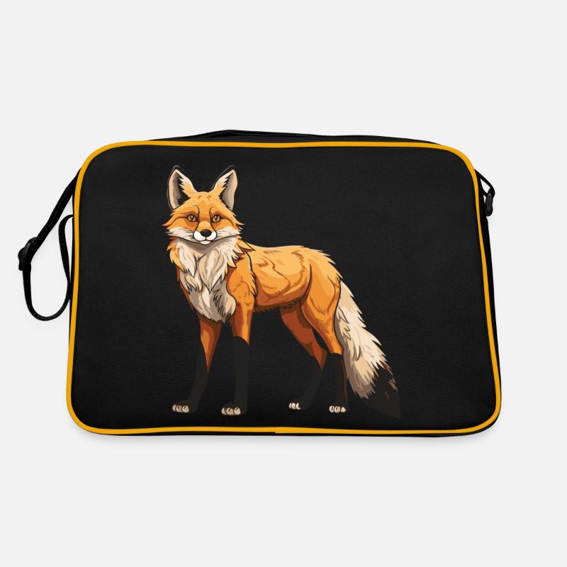Fuchs Tier Retro Tasche
