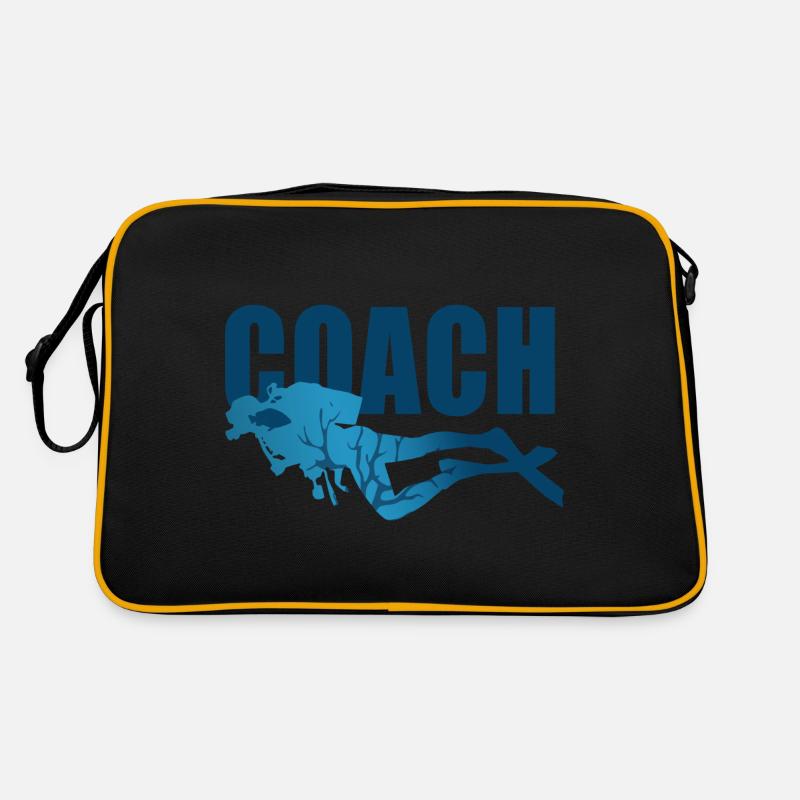 coach Scuba diving diver diving Retro Bag