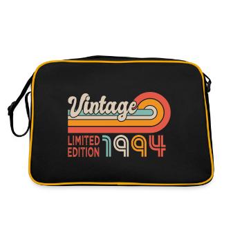 1994 anniversaire Né en 1994 - Sac Retro - noir/or - Dos