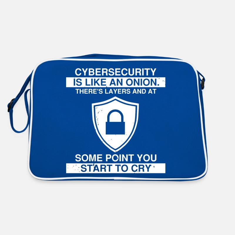 Conception de cybersécurité pour la sécurité informatique et les pirates informatiques Sac Retro