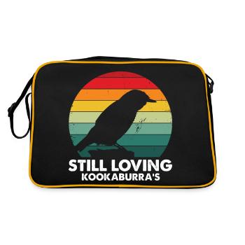 Kookaburra Design et Laughing Bird - Sac Retro - noir/or - Dos
