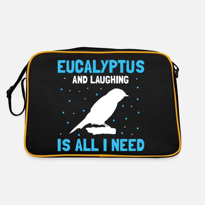 Pêcheur roi australien et oiseau lanchender Sac Retro