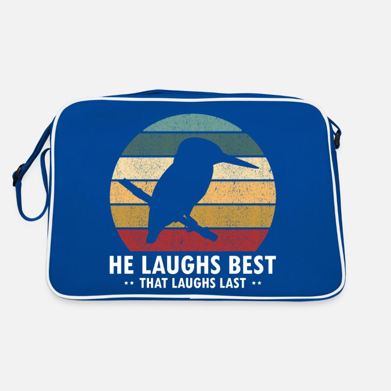 Kookaburra Design und Kookaburra Spruch Retro Tasche