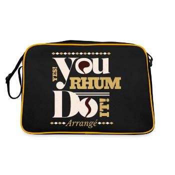 Yes You Rhum - Sac Retro - noir/or - Dos