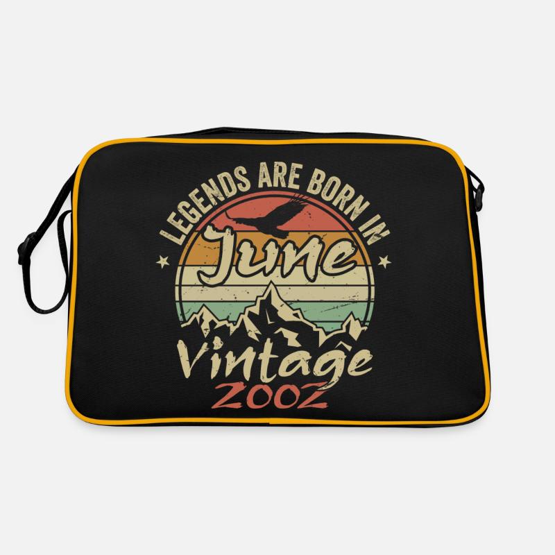 Birthday June 2002 born in June 2002 Retro 2002 Retro Bag
