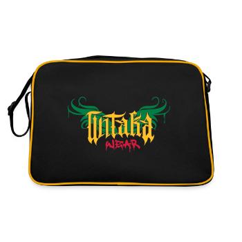 Untaka Wear Collection - Retro Bag - black/gold - Back