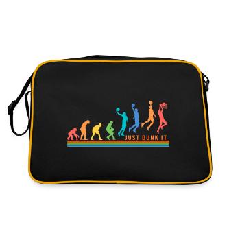 Basketball Basketball Player Basketball Evolution - Retro Bag - black/gold - Back
