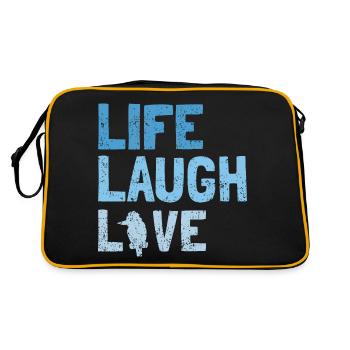 Kookaburra Design et Laughing Bird - Sac Retro - noir/or - Dos